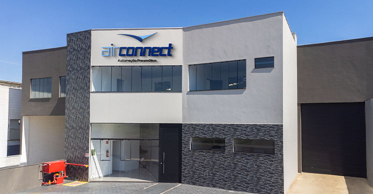Fachada da Air Connect em Nova Odessa, São Paulo